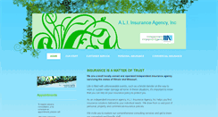 Desktop Screenshot of ali-insurance.com