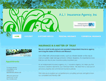 Tablet Screenshot of ali-insurance.com